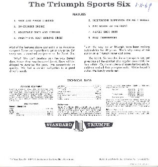 Triumph Vitesse USA (R&uuml;ckseite)